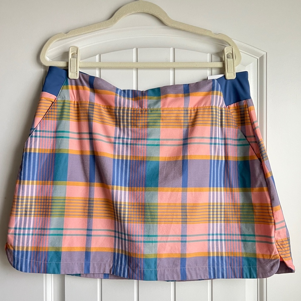 Walter Hagen Multicolor Plaid Mini Skirt